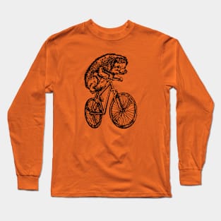 SEEMBO Hedgehog Cycling Bicycle Bicycling Biking Riding Bike Long Sleeve T-Shirt